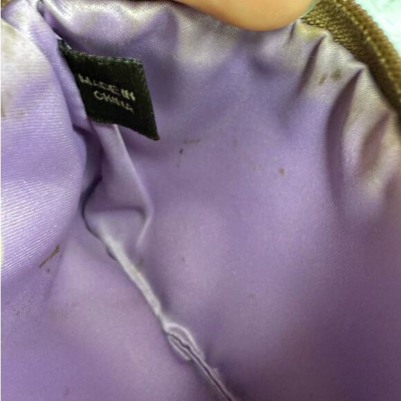 COACH y2k Purple Brown Signature Canvas Wristlet - Picture 6 of 8